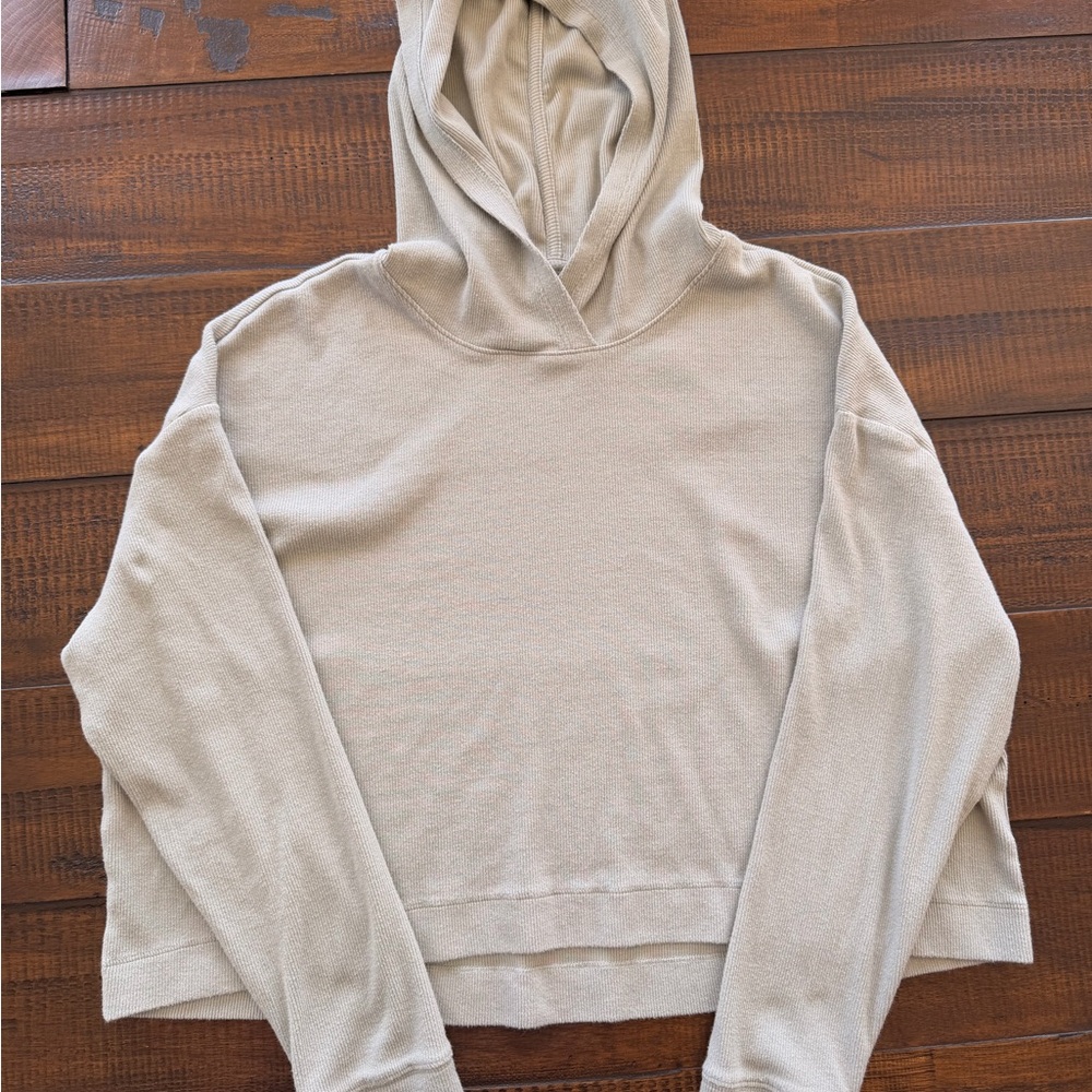 Athleta light green Hooded Pullover Sweatshirt